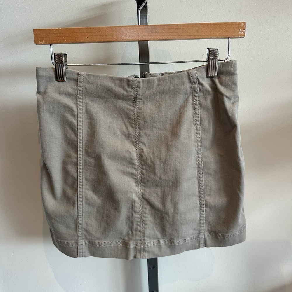 Jolt Girls Khaki Skirt Size 9 / 29W Zipper Back